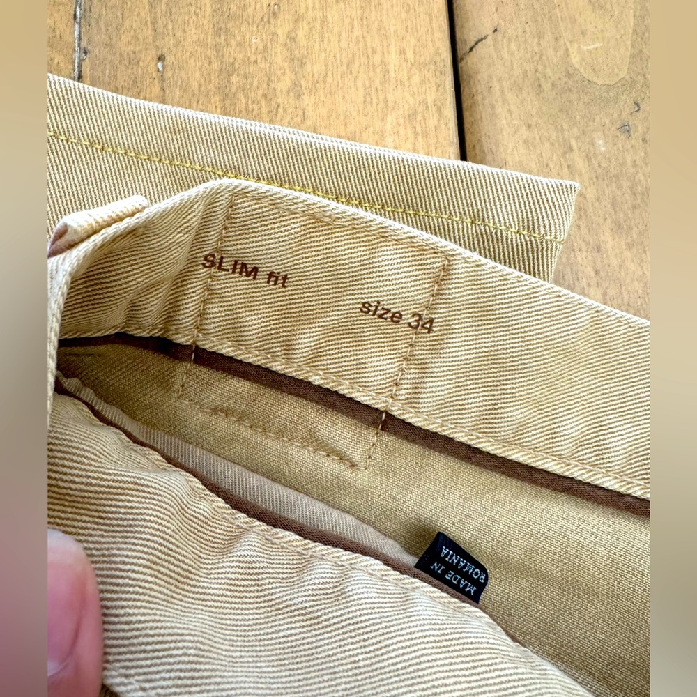 Zegna Khaki capri jeans